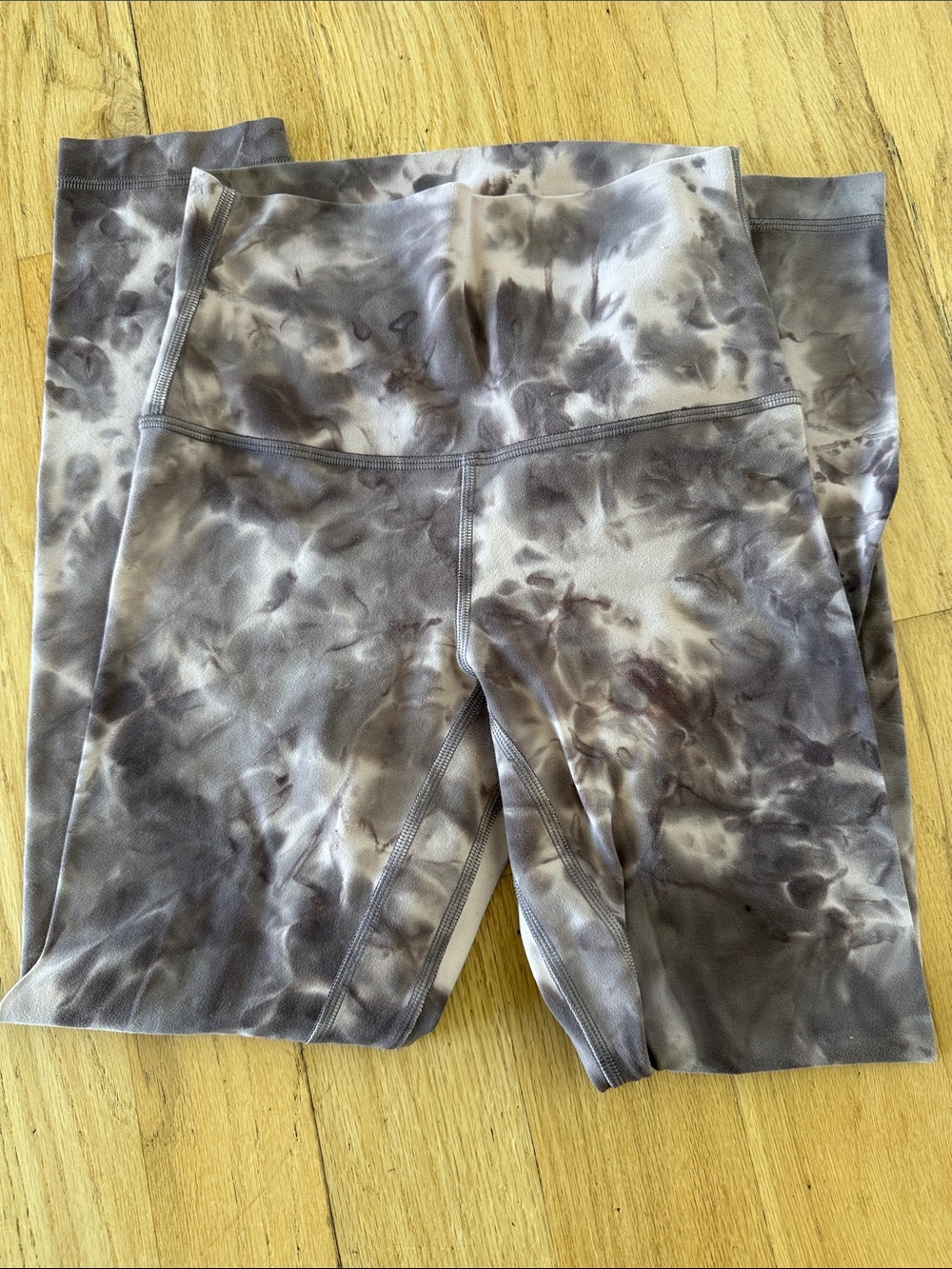 lululemon athletica Gray Tie-Dye High-Rise Leggings